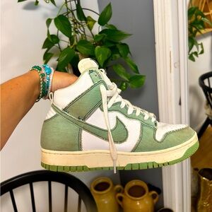 green high top nikes
